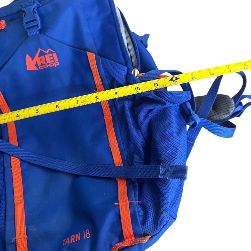 REI Co-op Tarn 18 Kids Hiking Daypack Blue Orange Backpack 18L Youth - Picture 6 of 9